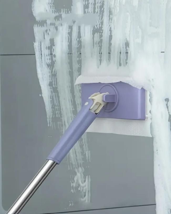 Tile & Counter Mop with Auto Cloth Grip